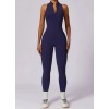 Гладкий комбенизон Leggings Body Crop T-shirt model 52